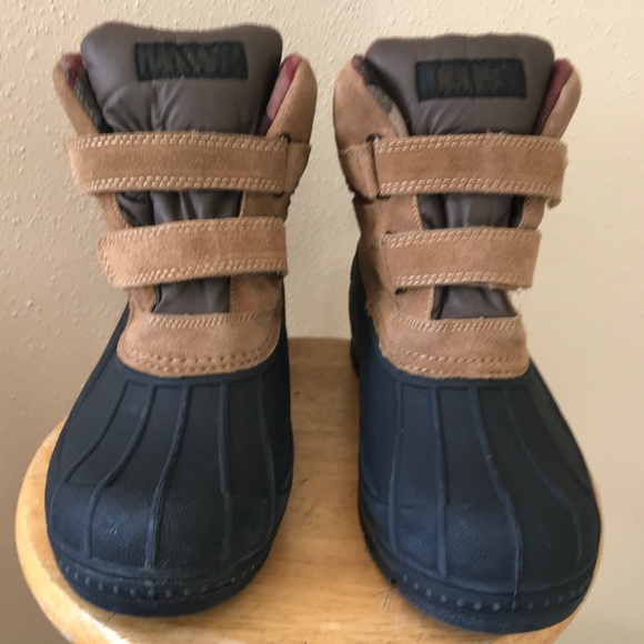 totes surface men's water resistant winter duck boots
